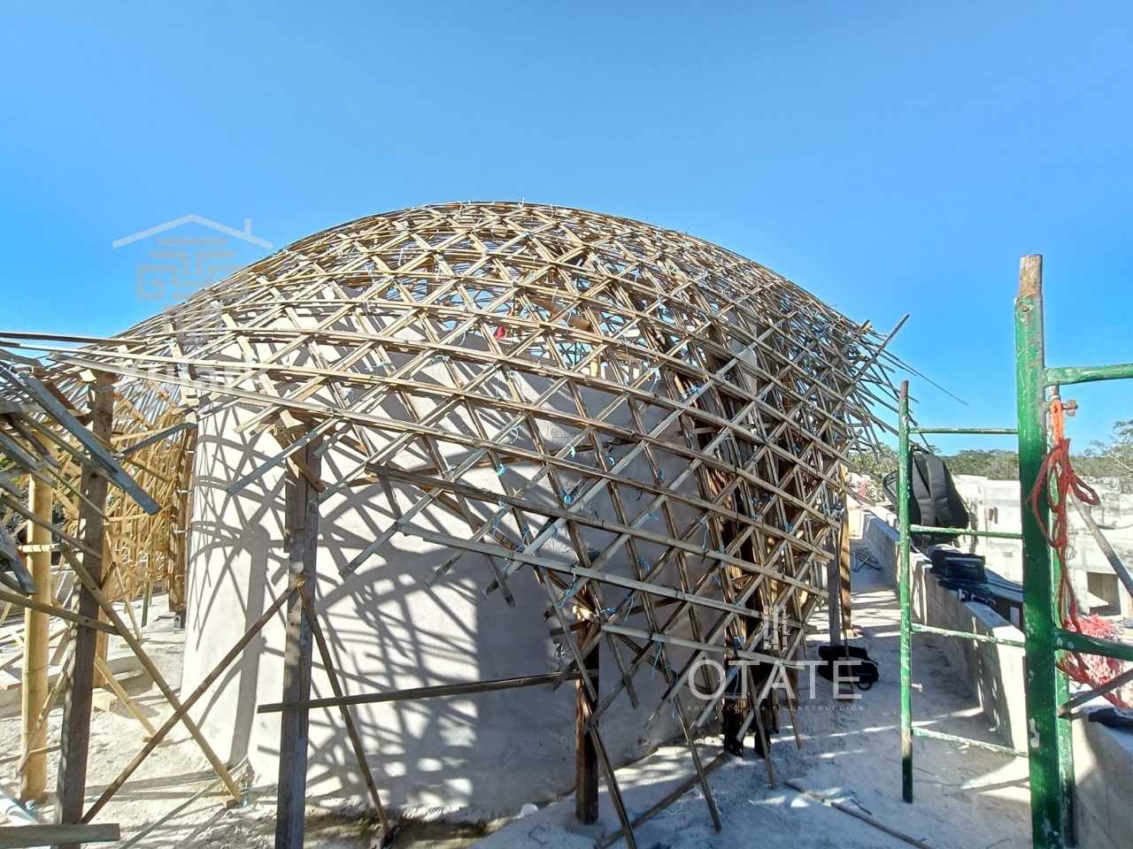 Detalle de Bioarquitectura en Zamaya Tulum