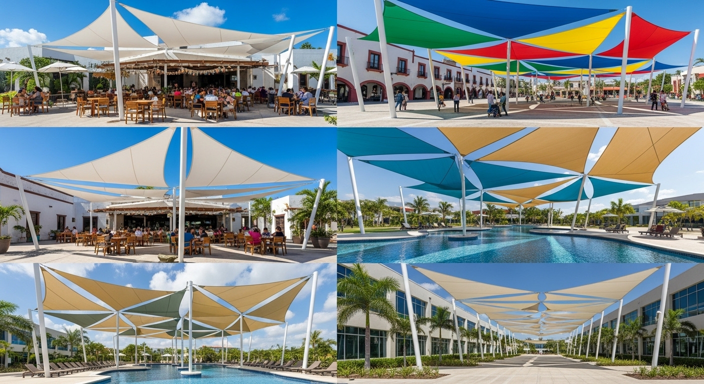 Proyectos Velarias Comerciales Ejemplos México