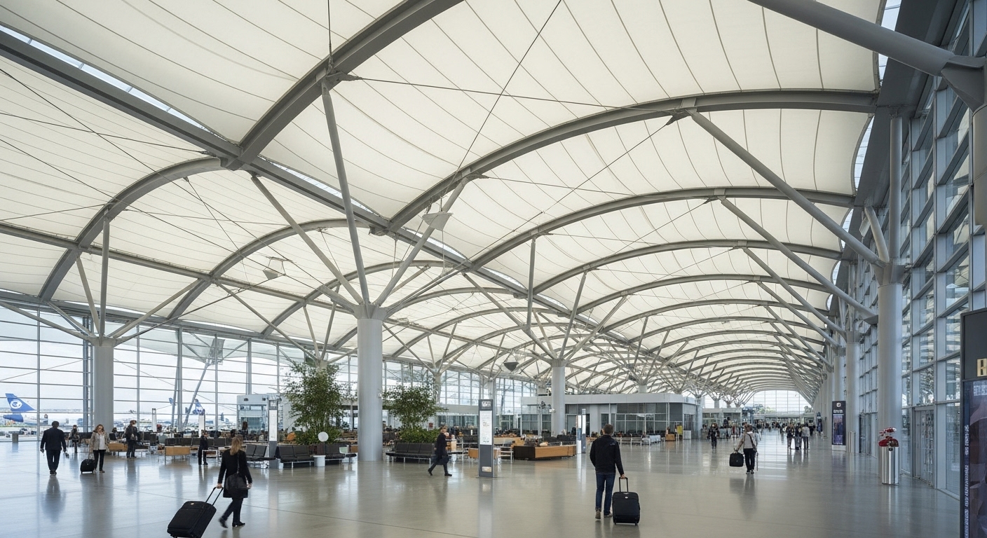 Velarias en Aeropuertos y Terminales
