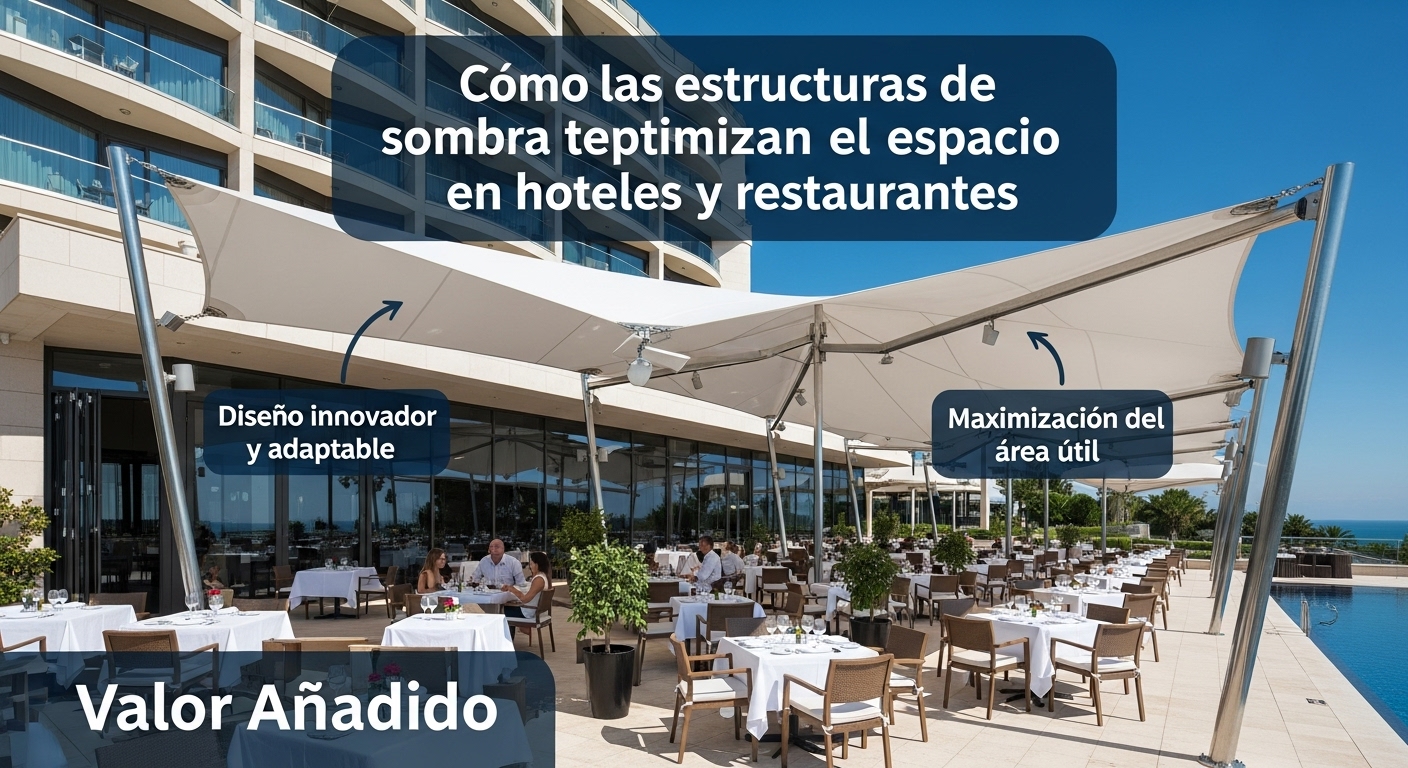 Velarias Optimizan Espacios en Hoteles y Restaurantes