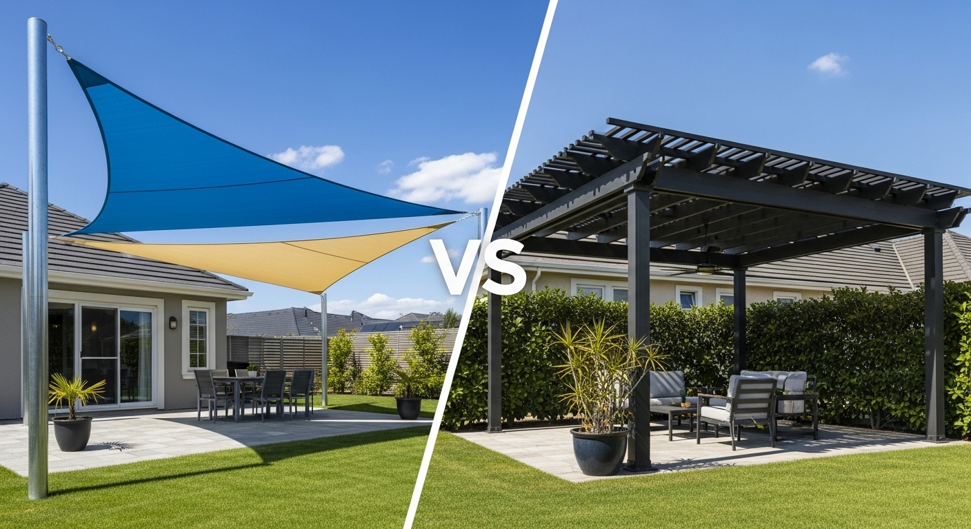 Velarias vs. Pérgolas Comparativa